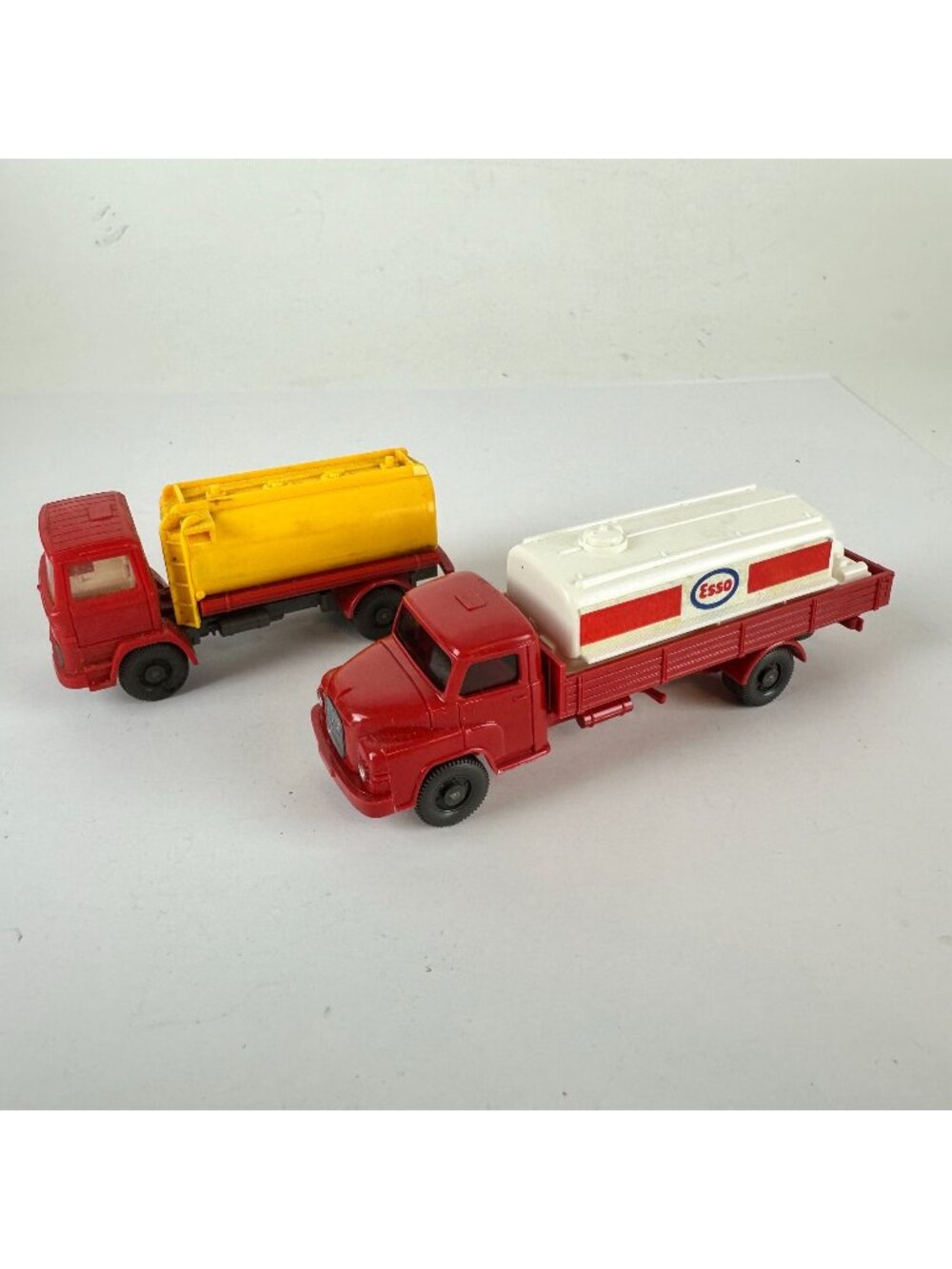Vintage Wiking Plastic Die-Cast Tanker Truck Lot Esso Termo Komfort